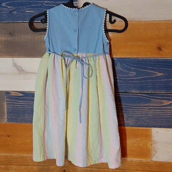 Youngland multicolored spring summer dress 5 - Picture 6 of 7